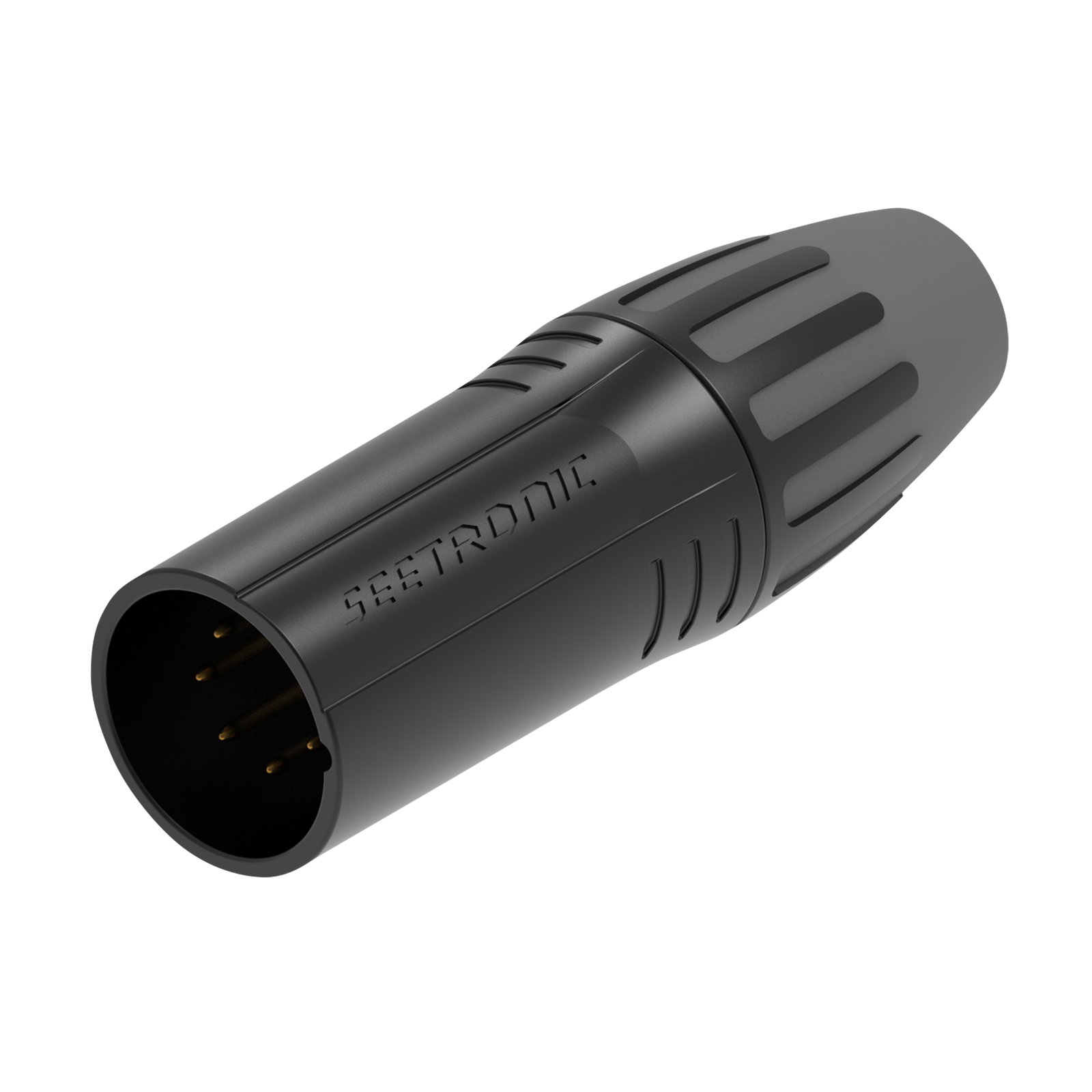 SEETRONIC 5-polige XLR kabelconnector male zwart XLR-chassis en -pluggen J&H licht en geluid SEETRONIC 5-polige XLR kabelconnector male zwart XLR-chassis en -pluggen J&H licht en geluid