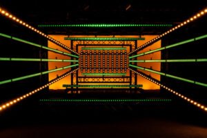 SHOWTEC Photon Sunstrip LED balk met tungsten simulatie — toepassingsvoorbeeld