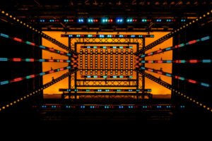 SHOWTEC Photon Sunstrip LED balk met tungsten simulatie — toepassingsvoorbeeld