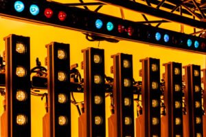 SHOWTEC Photon Sunstrip LED balk met tungsten simulatie — toepassingsvoorbeeld