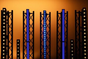 SHOWTEC Photon Sunstrip LED balk met tungsten simulatie — toepassingsvoorbeeld
